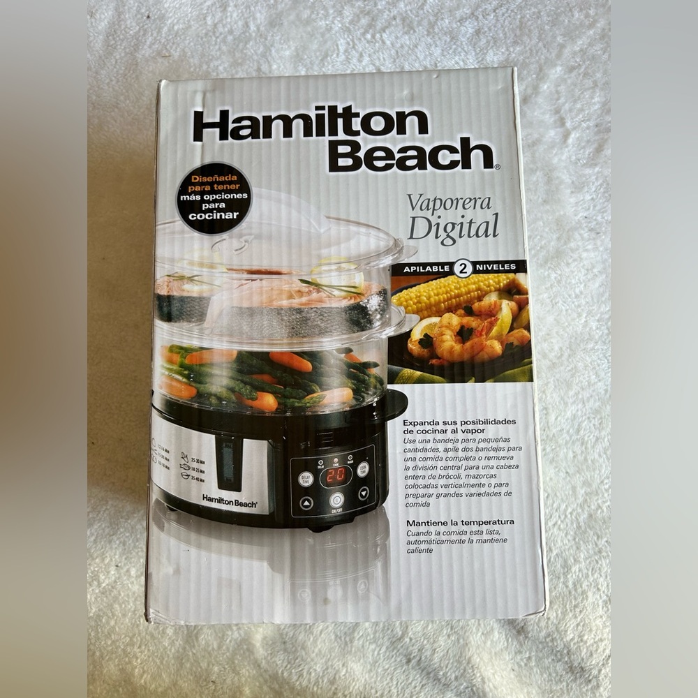 NEW Hamilton Beach Digital Food Steamer‎
